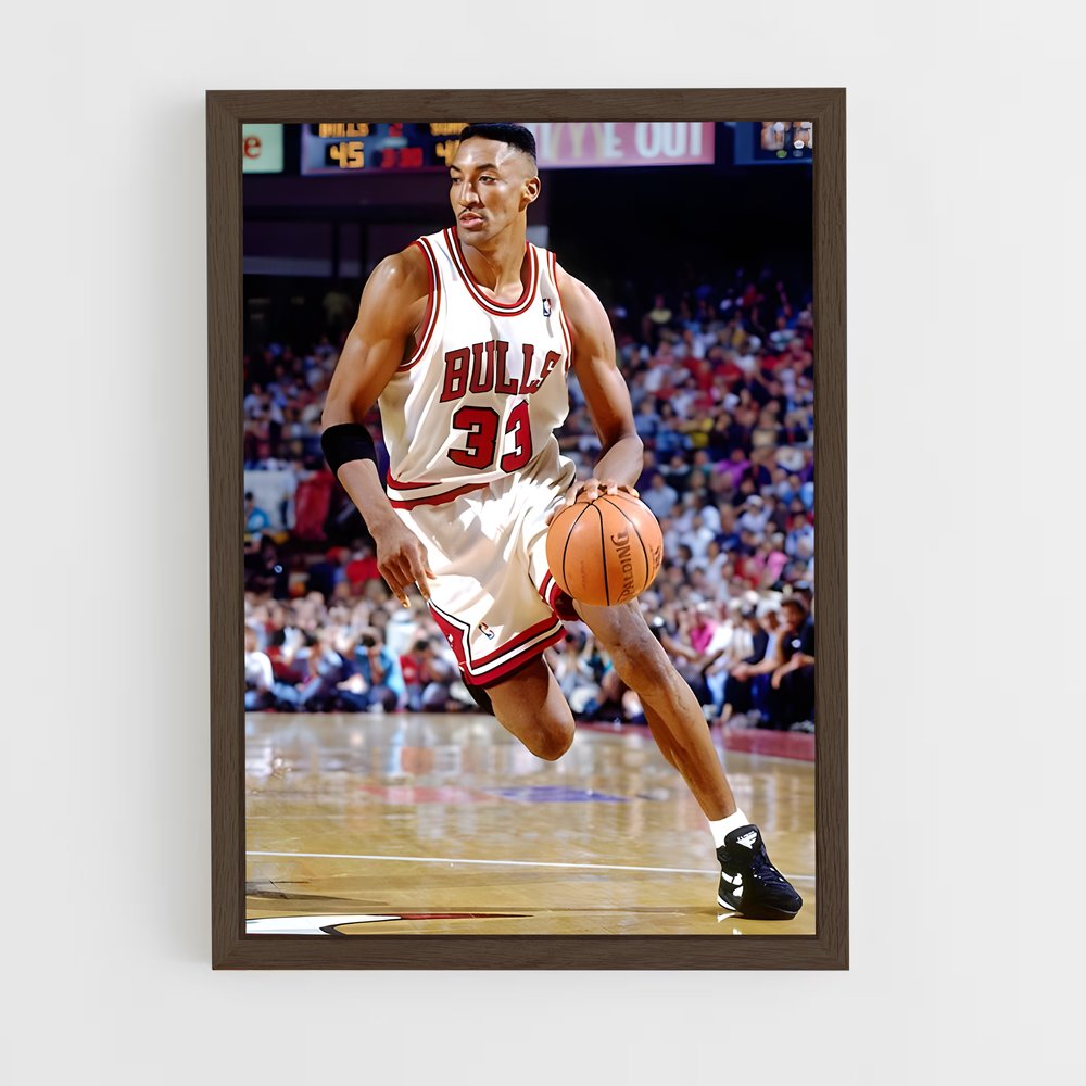 Poster Scottie pippen – affiche Basketball (vue 5)